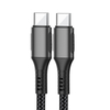 WiWU F20 USB-C to USB-C cable for Tablet mobile phone PC Nylon braided 100W fast charger 2m PD cable