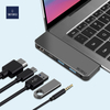 WIWU Alpha M X Pro 5 in 1 Laptop Adapter Dongle Station USB-C To USB 2.0 HDMI 3.5mm Audio PD Charging for HuaWei Matebook