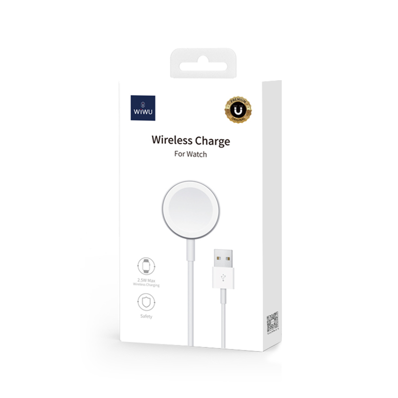 WiWU M7 Wireless Magnetic Charger for Smart Watch Portable PC material Fast Charging 