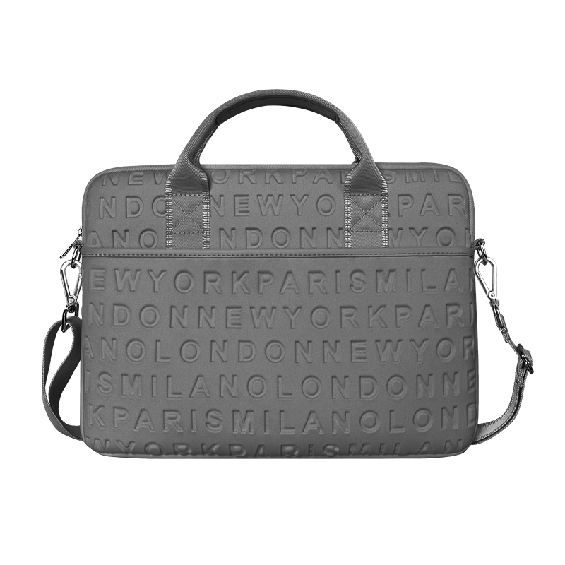 WIWU Slim Laptop Shoulder Bag 13-15.4 inch Waterproof Laptop Briefcase for Men Women Carrying Case 