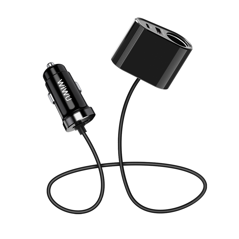 WiWU QC300 Type C PD 42W Fast Charge USB 3A Mini Car Charger For Sale