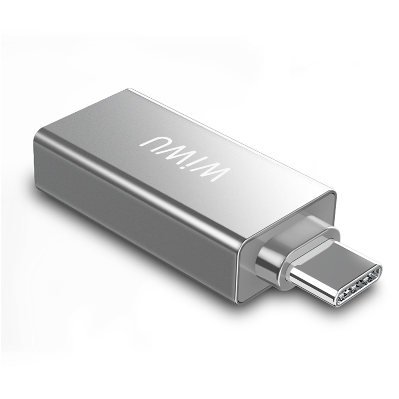 WiWU T02 Multiple Function 2 in 1 Type C hub to Dual USB lightweight portable USB C adapter universal Dongle Station