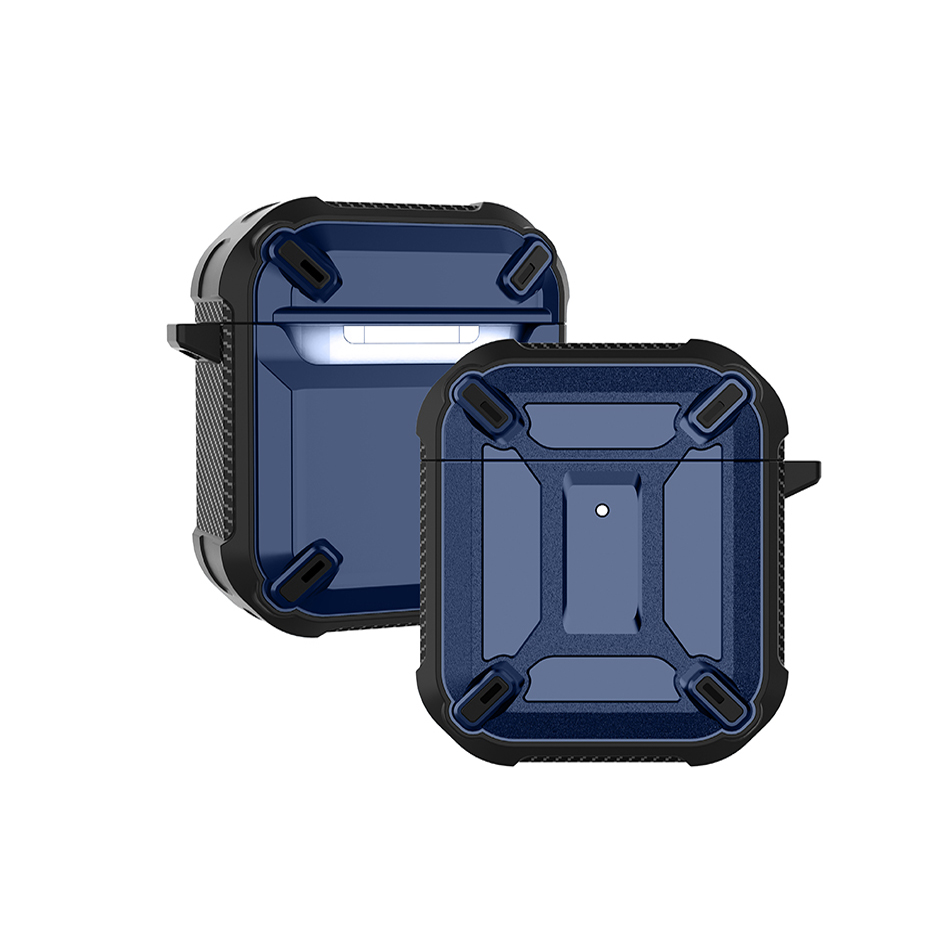 WiWU APC007 Airpods Case Glossy Shiny Geometric Marble Earphone Storage Cover 