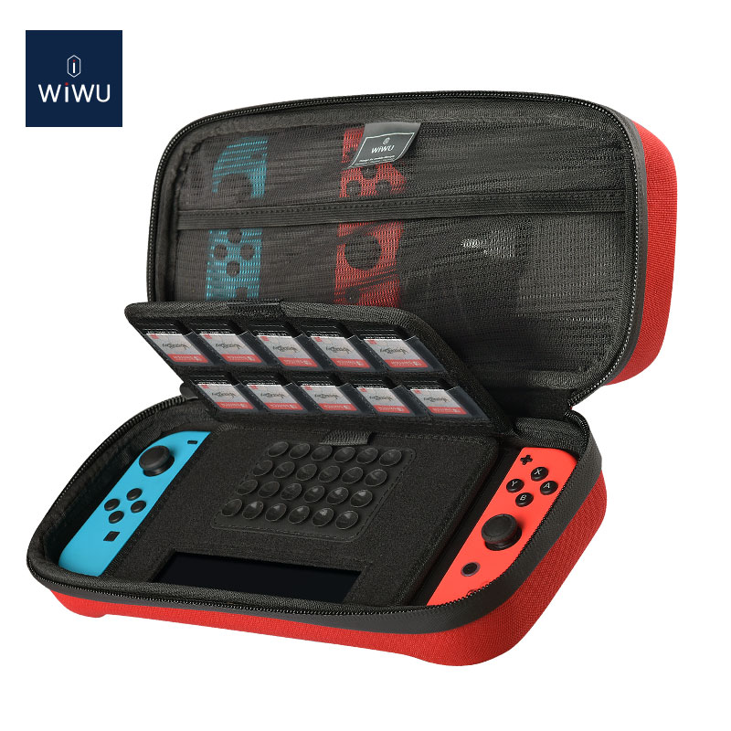 WiWU Defender Nintendo Switch Commuter Big Capacity Organizer Case Hard EVA Protective Shell Case Card Slots