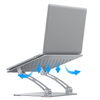 WiWU Adjustable Laptop Stand Ergonomic Portable Computer Stand with Heat-Vent To Elevate Laptop Heavy Duty Laptop