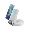WIWU 4 in 1 Wireless Charger M11 with Time Clock and Backlight for iPhone Wireless Charger 2022 New Arrival