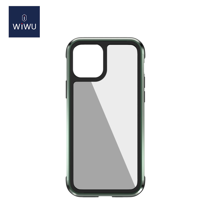 WiWU Defense Armor Phone Case Aluminum TPU Frame Protective Shockproof Case iPhone Cover 