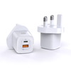 WiWU RY-U33 2 in 1 USB-C + USB-A 3.0 Wall Charger 33W Fast Charging Compatible iPhone iPad