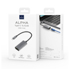 WiWU Aluminum Alloy Shell Laptop Type C Hub USB C To Ethernet Single Adapter RJ45 Lan for Macbook Notebook Adapter